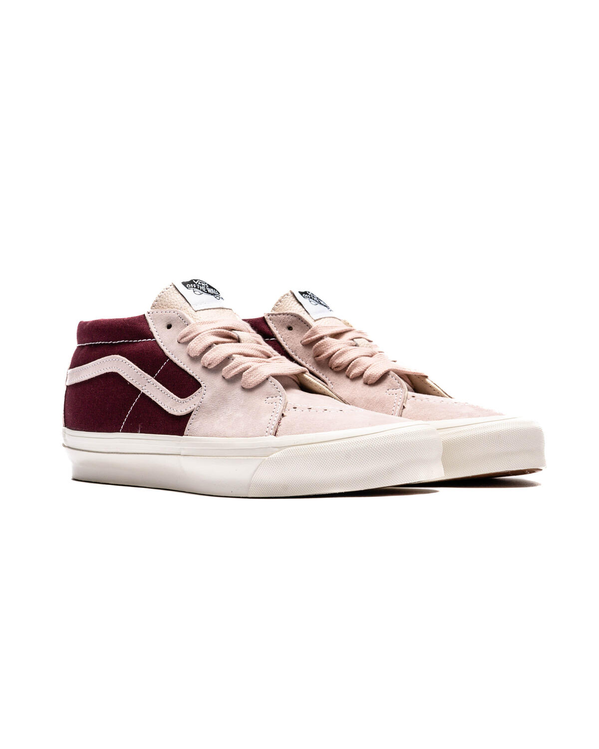 Vans mid shop top rosas